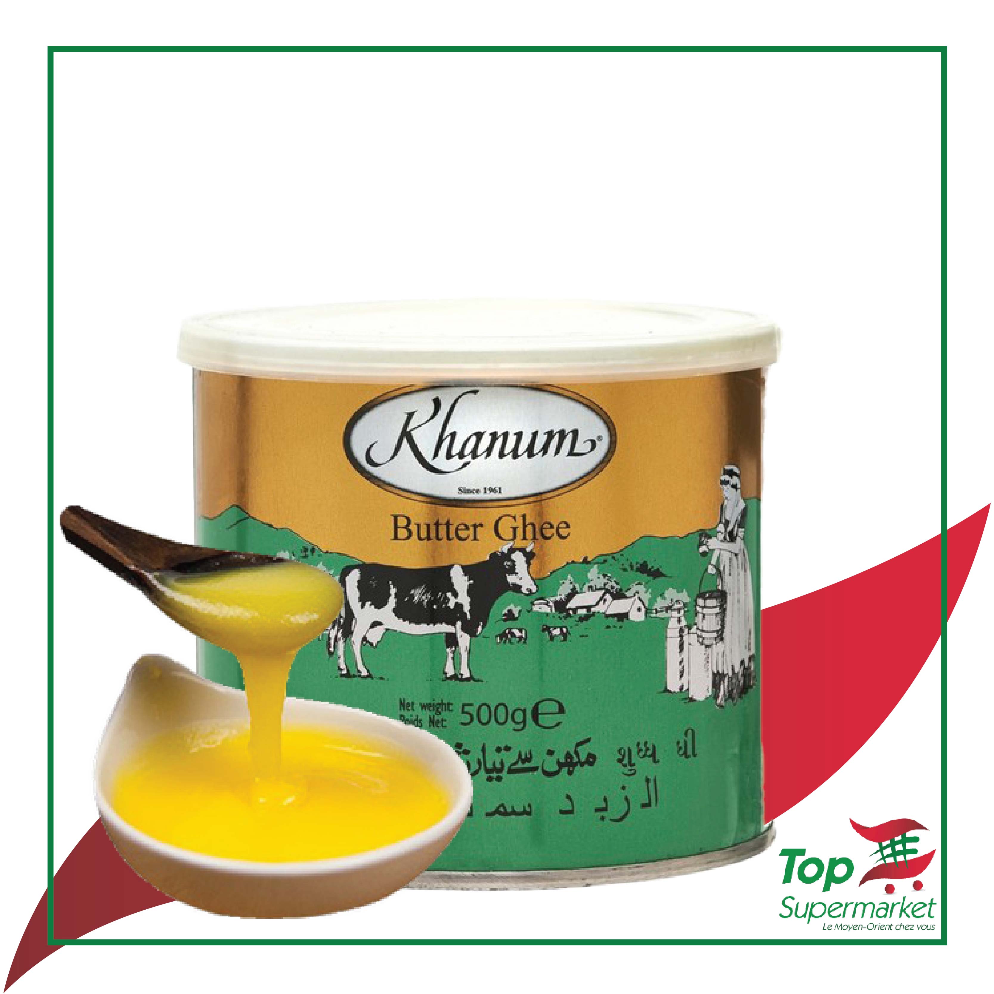 Khanum ghee - beurre clarifié 500gr